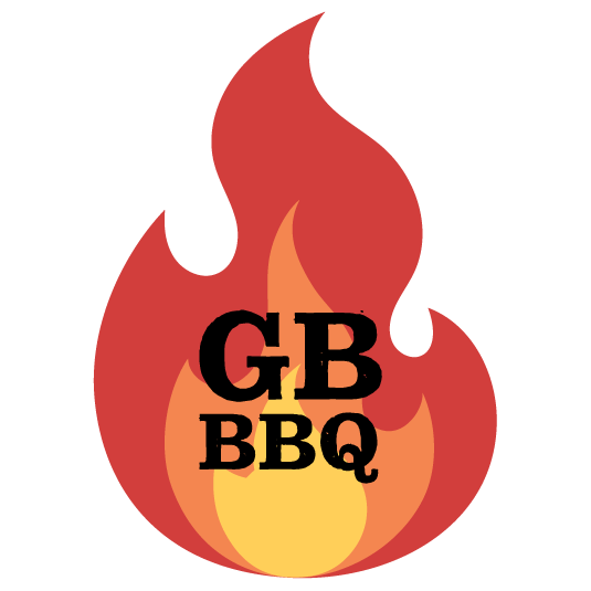 GB BBQ on a Flame Logo